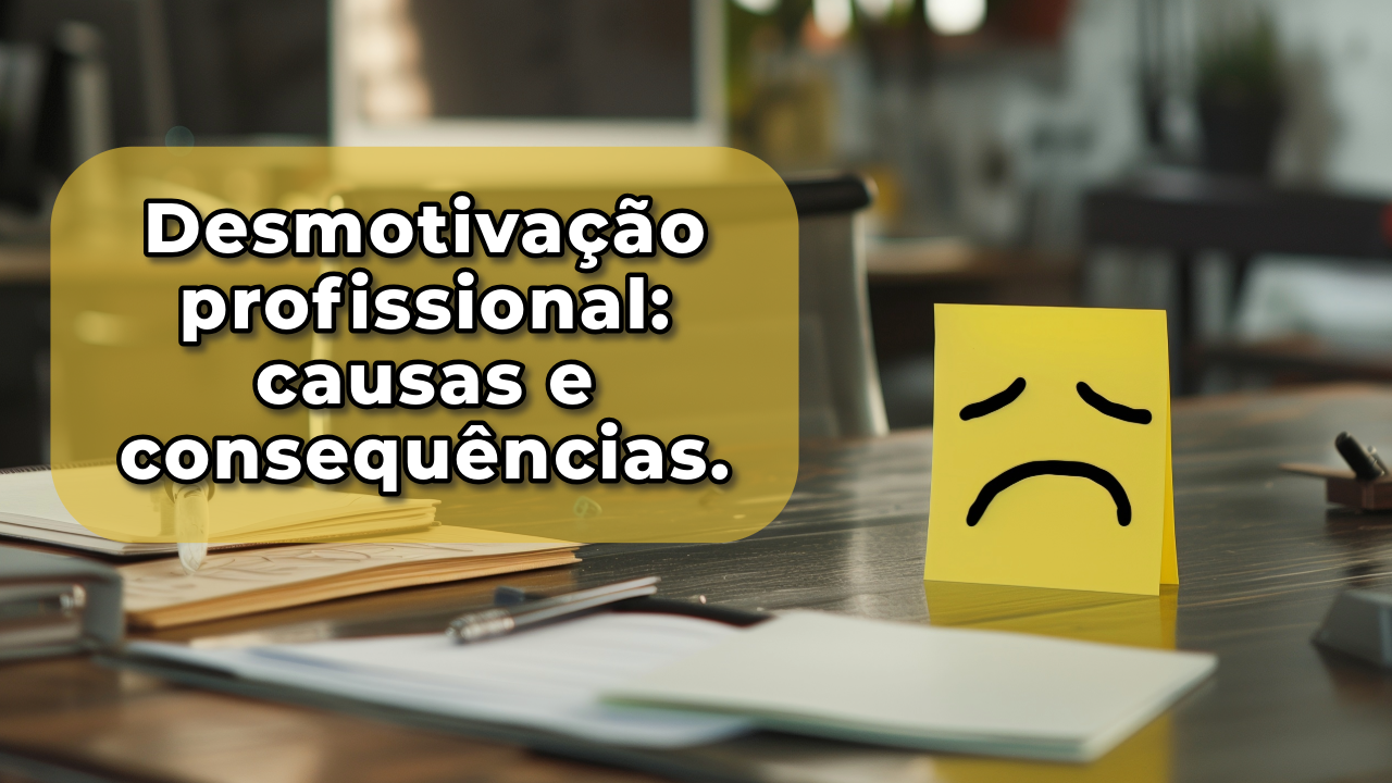 Desmotivação profissional: causas e consequências.